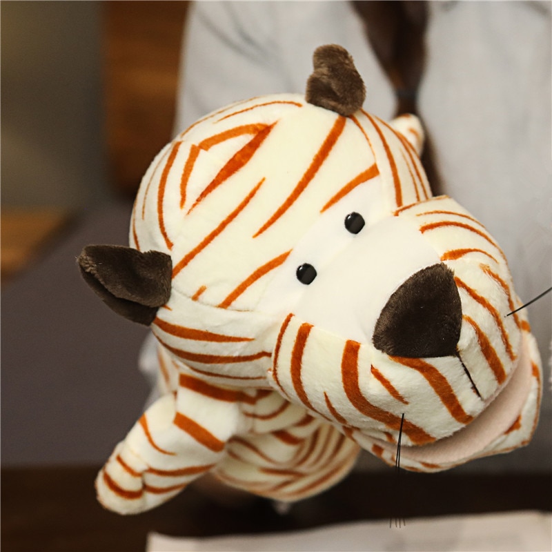 Peluche pour enfants Mignon Zebra Animal Marionnette à main Parent-enfant  Jouet