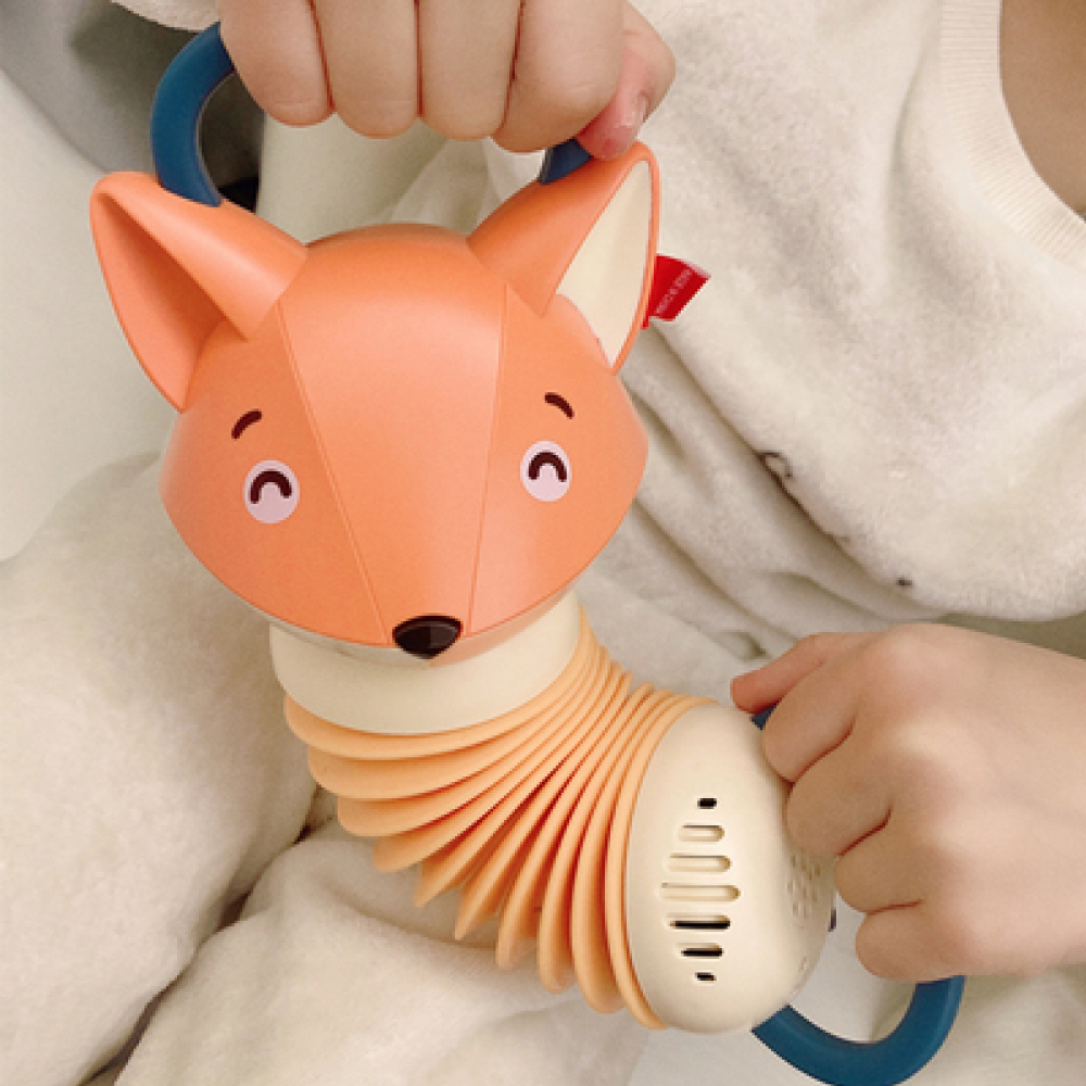 PELUCHE MUSICALE ACCORDÉON RENARD - FOXIE –