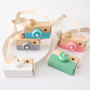 appareil photo en bois retro bébé