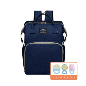 sac a langer lit bébé bleu marine
