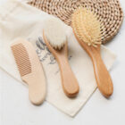 brosse et peigne bebe en bois cadeau set