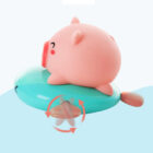 cochon nageur de bain