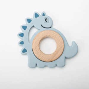 anneau de dentition animal bois silicone