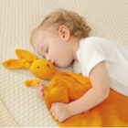 doudou plat lapin coton bébé