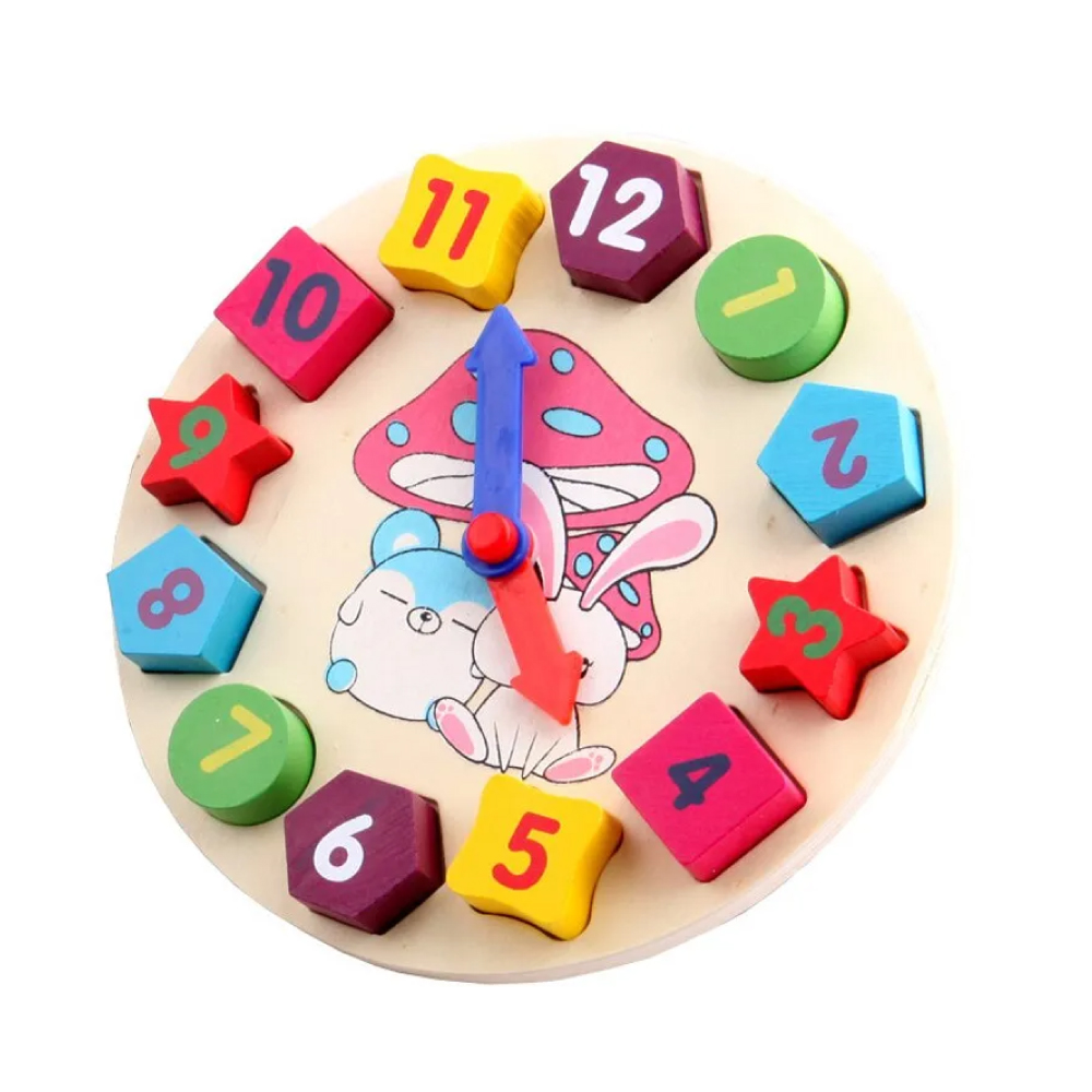 horloge puzzle apprentissage educatif montessori
