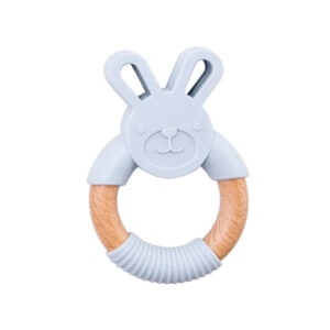 anneau de dentition silicone bois