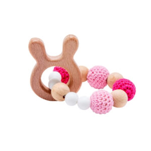 bracelet de dentition bois coton