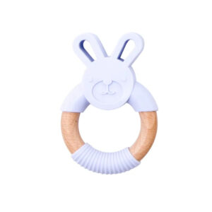 anneau de dentition silicone bois