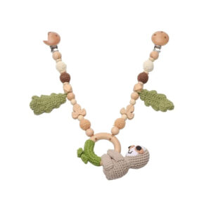 arche de poussette en bois et coton paresseux