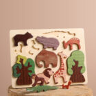 puzzle en bois animaux