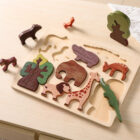 puzzle en bois animaux