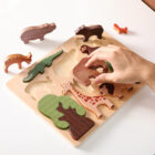 puzzle en bois animaux