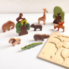 puzzle en bois animaux