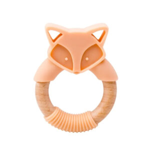 anneau de dentition silicone bois