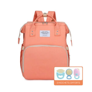 sac a langer lit bébé rose