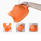 bavoir bébé silicone orange
