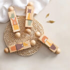 hochet montessori puzzle en bois bebe