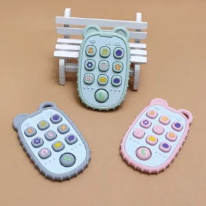telecommande silicone jouet dentition bebe