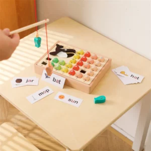 jeu de peche magnetique enfant apprentissage alphabet montessori