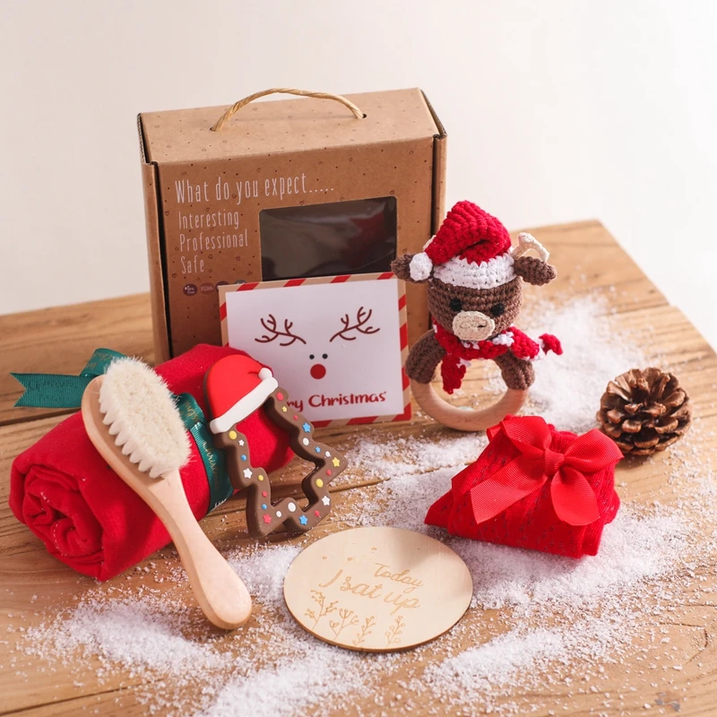 Coffret cadeau naissance bébé - Spécial Noël